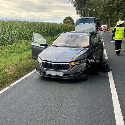FW-ROW: Schwerer Verkehrsunfall auf der Kreisstraße 139 - Motorradfahrer schwer verletzt +++ Katze in misslicher Lage