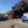 FW Gronau: Erstmeldung - Großbrand im Bereich des alten Postwegs in Gronau