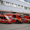 FW-OB: Betriebsunfall in Buschhausen - Person unter Gabelstapler eingeklemmt