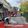 FW-LEV: Kellerbrand in der Waldsiedlung - Brennt Sauna