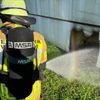 FW Weinheim: Entstehungsbrand in Gartenhütte- Feuerwehr verhindert schlimmeres