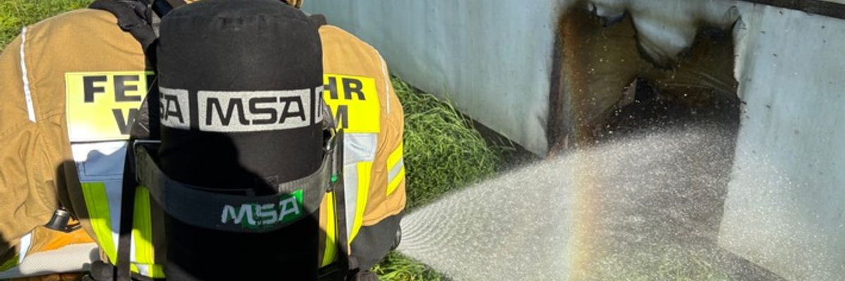 FW Weinheim: Entstehungsbrand in Gartenhütte- Feuerwehr verhindert schlimmeres