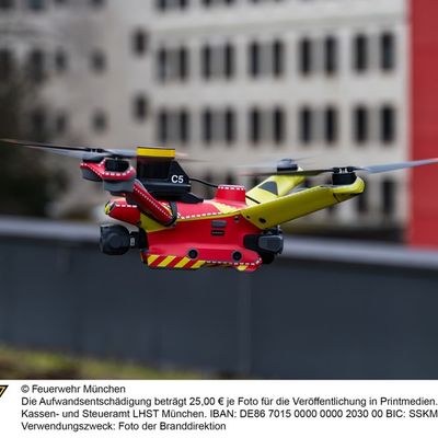 FW-M: Erfolgreicher Einsatz der automatisierten Drohnen (München)