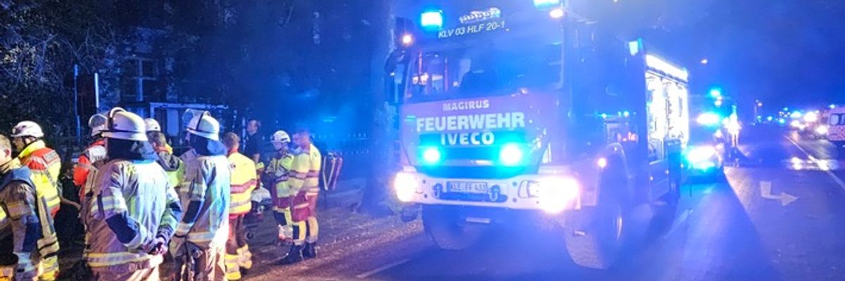 FW-KLE: Nächtlicher Brand in Seniorenheim