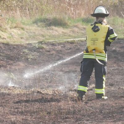 FW Celle: Vegetationsbrand, Verkehrsunfall, Feuer in einer Garage - drei Einsätze innerhalb von 30 Minuten!