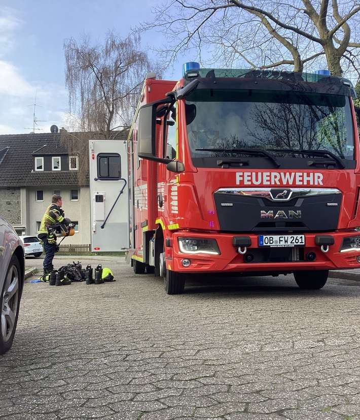 FW-OB: Katzen beim Entstehungsbrand gerettet