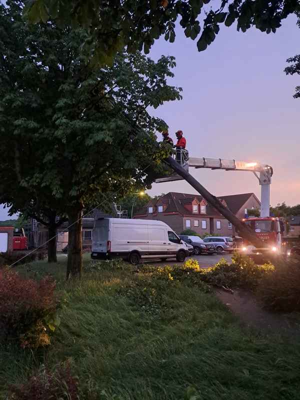 FW-WAF: Zahlreiche Unwettereinsätze für die Feuerwehr Ahlen