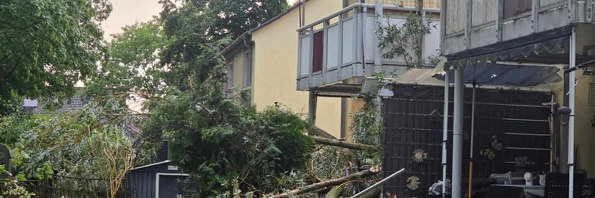 FW Datteln: Gewitterzelle trifft Dattelner Stadtgebiet