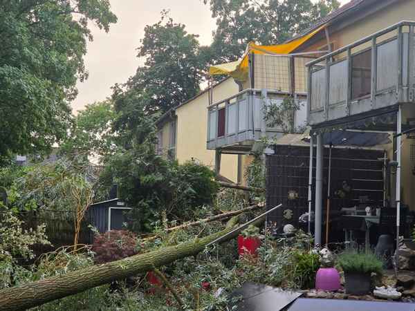 FW Datteln: Gewitterzelle trifft Dattelner Stadtgebiet