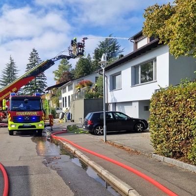 FW Konstanz: Dachstuhlbrand