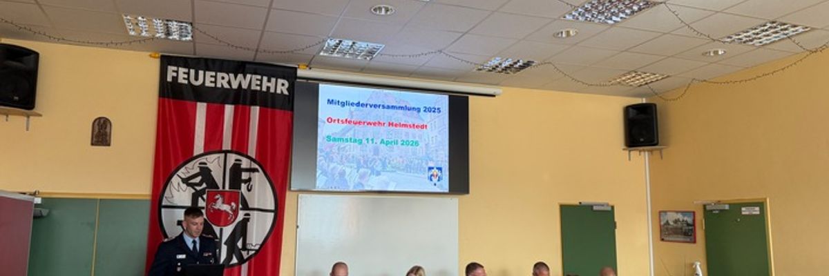FW Helmstedt: Jahreshauptversammlung Ortsfeuerwehr Helmstedt
