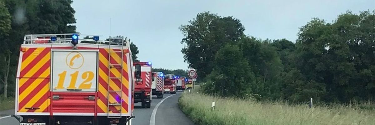 FW Alpen: Überörtliche Hilfeleistung nach Unwetter