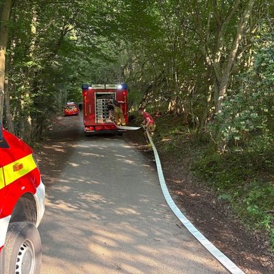 FW VG Asbach: Auf Waldbrände vorbereitet: Einheiten üben gemeinsam