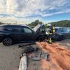 FW-ROW: Vermeintlicher Pkw Brand nach Verkehrsunfall auf der Autobahn 1