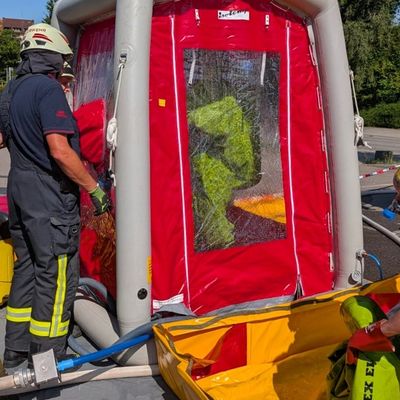 FW Stockach: Gefahrstoffzug Stockach: Bereit für den Ernstfall - Intensive Übung sichert Schutz der Bevölkerung
