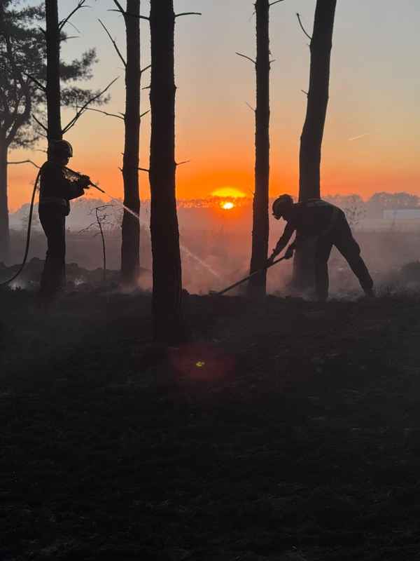 FW-BN: 2. Folgemeldung und Abschlussmeldung: EU-Waldbrandmodul in den Niederlanden eingesetzt.