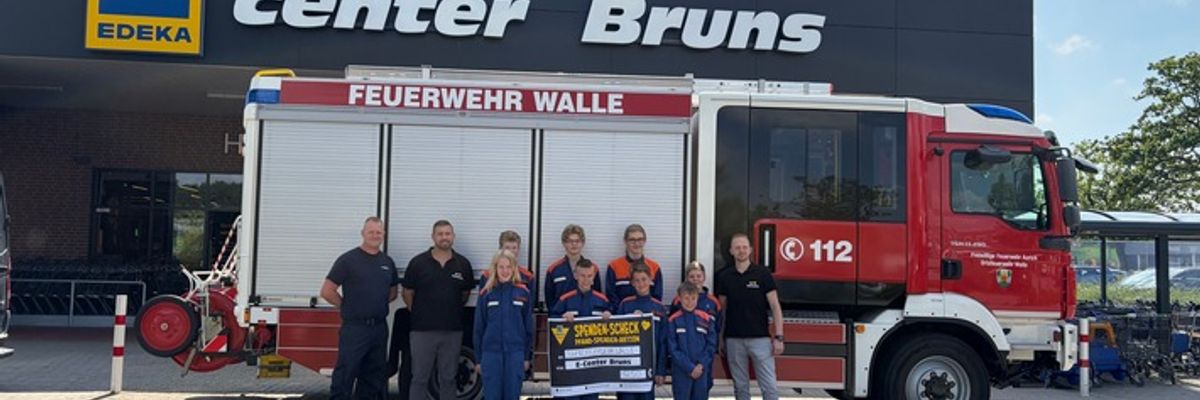 FW-AUR: Überwältigendes Resultat bei Pfandbon-Spendenaktion kommt Jugendfeuerwehr Walle zugute