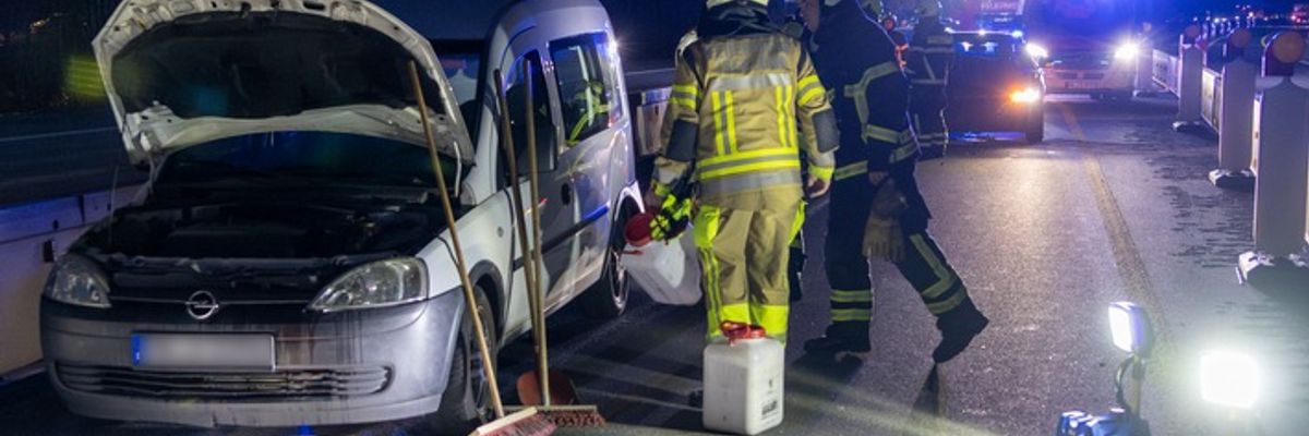 FW-MK: Verkehrsunfall auf der BAB 46