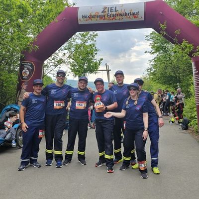 FW Beverungen: Löschgruppe Dalhausen erfolgreich beim 11. HXFireRun vertreten / Teamgeist auch neben dem Einsatzdienst
