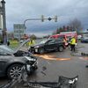 FW Weinheim: Wieder Verkehrsunfall auf der B38 Kreuzung Viernheimer Straße
