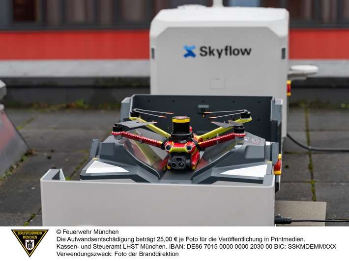 FW-M: Erfolgreicher Einsatz der automatisierten Drohnen (München)