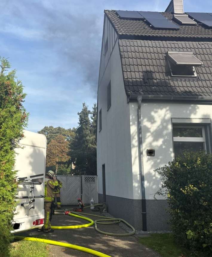 FW-GLA: Wohnungsbrand in der Hagelkreuzstraße - eine Person leicht verletzt