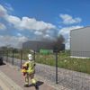 FW-ROW: Brand in Lagerhalle sorgt für starke Rauchentwicklung - MoWaS-Warnung ausgelöst
