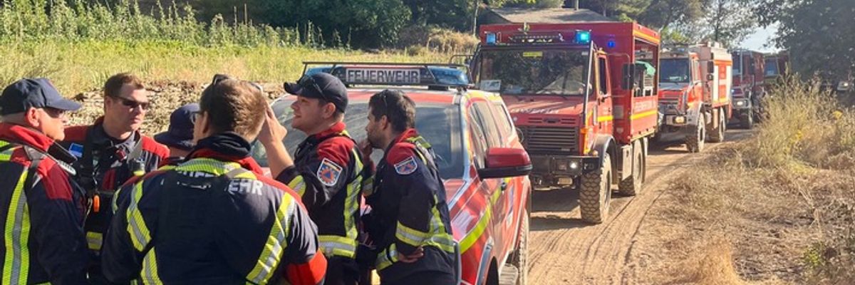 FW-BN: 1. Folgemeldung: EU-Waldbrandmodul in Spanien eingesetzt