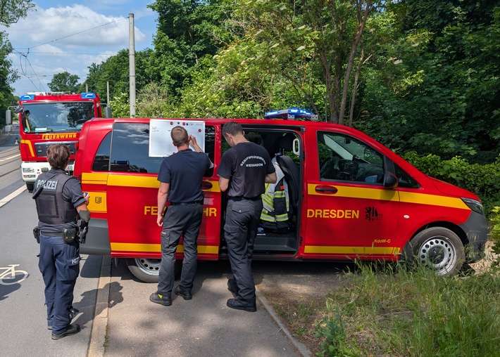 FW Dresden: Informationen zum Einsatzgeschehen von Feuerwehr und Rettungsdienst in der Landeshauptstadt Dresden vom 27. Mai 2026
