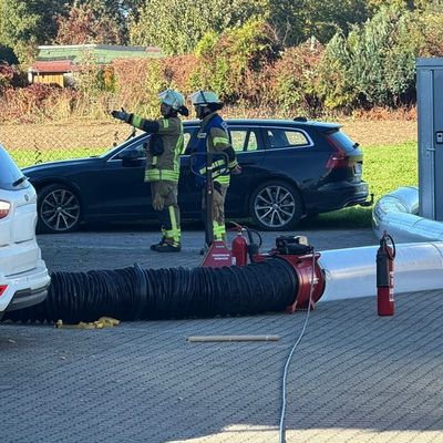 FW Weinheim: Flüssiggasaustritt am Krankenhaus beschäftigt Feuerwehr mehrere Stunden