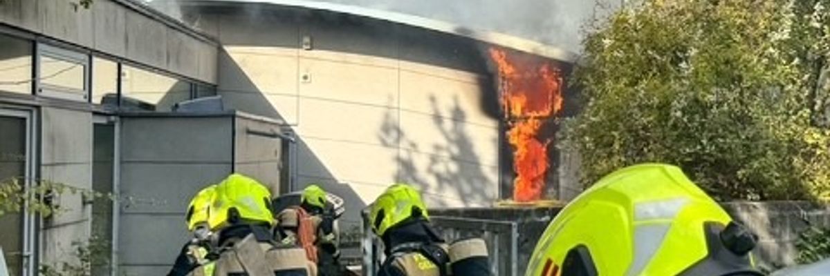FW-GE: Brand in leerstehendem Kindergarten in Gelsenkirchen-Schalke
