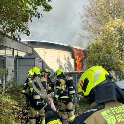 FW-GE: Brand in leerstehendem Kindergarten in Gelsenkirchen-Schalke