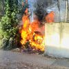 FW-OB: Feuerwehreinsatz in Oberhausen-Lirich Süd - Brennender Unrat