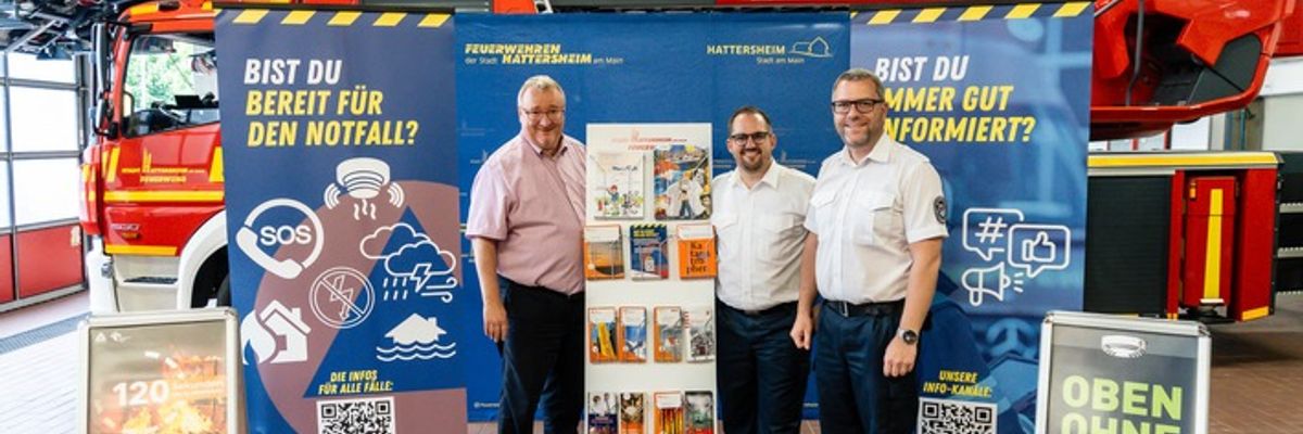 Feuerwehr MTK: Kampagne der Hattersheimer Feuerwehren für Förderpreis "Helfende Hand" nominiert