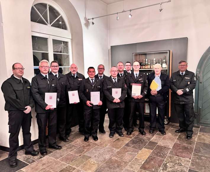 FW Rüdesheim: Rekordjahr für die Feuerwehr - Bilanz zur gemeinsamen Jahreshauptversammlung