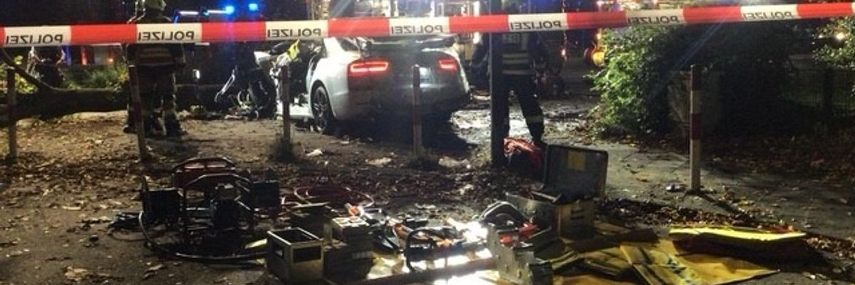 FW-GE: Verkehrsunfall Florastraße Ecke Hüller Straße