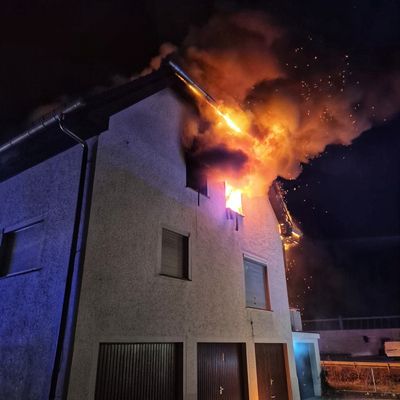 FW Stockach: Gebäudebrand