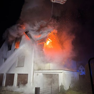 FW Stockach: Gebäudebrand