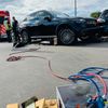 FW-E: Verkehrsunfall auf Parkdeck eines Einkaufszentrums - mehrere verletzte Personen