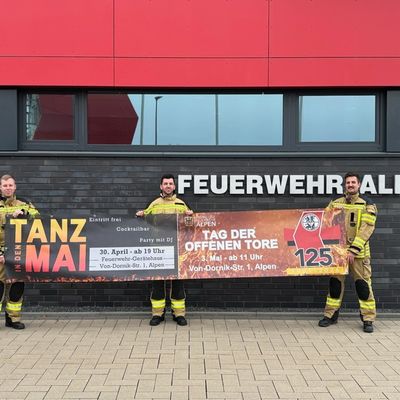 FW Alpen: Feuerwehr Alpen feiert 125- jähriges Jubiläum