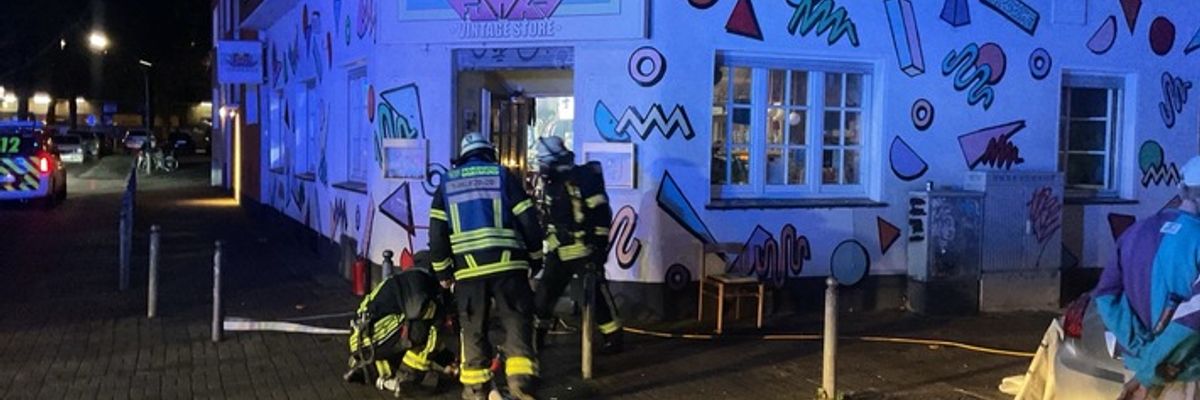 FW-DO: Brand in einem Ladenlokal - Inhaber konnte den Brand selbst löschen