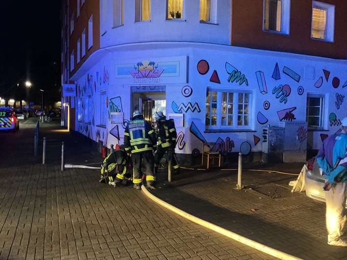 FW-DO: Brand in einem Ladenlokal - Inhaber konnte den Brand selbst löschen
