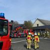 FW VG Asbach: Brand in einer Gewerbehalle in Asbach kann schnell gelöscht werden