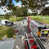 Feuerwehr Kalkar: Transporterbrand auf der Uedemer Straße in Kehrum
