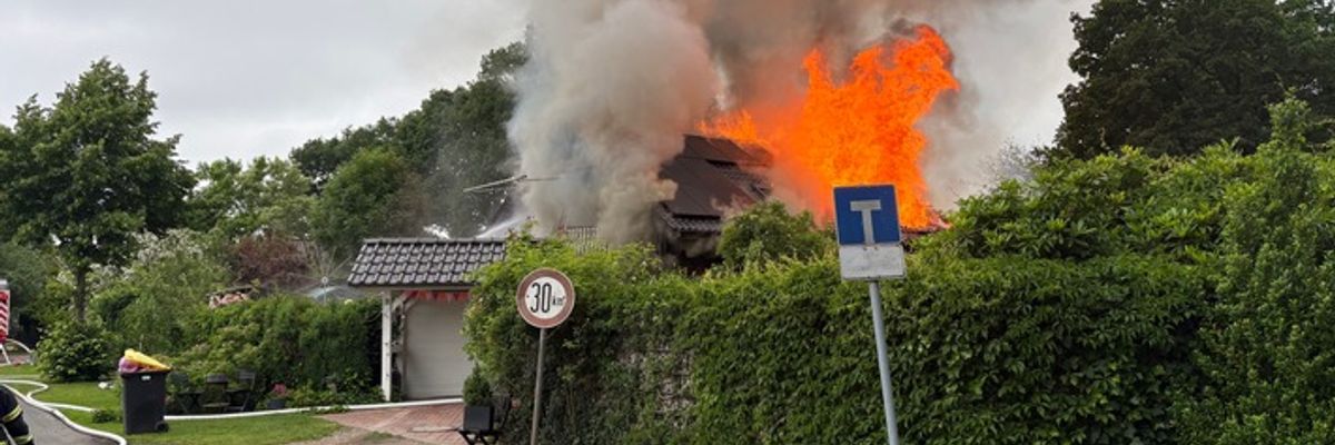 FW-ROW: Brand Söhlingen - Gebäudebrand in Söhlingen