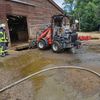 FW-ROW: Hoflader fängt Feuer