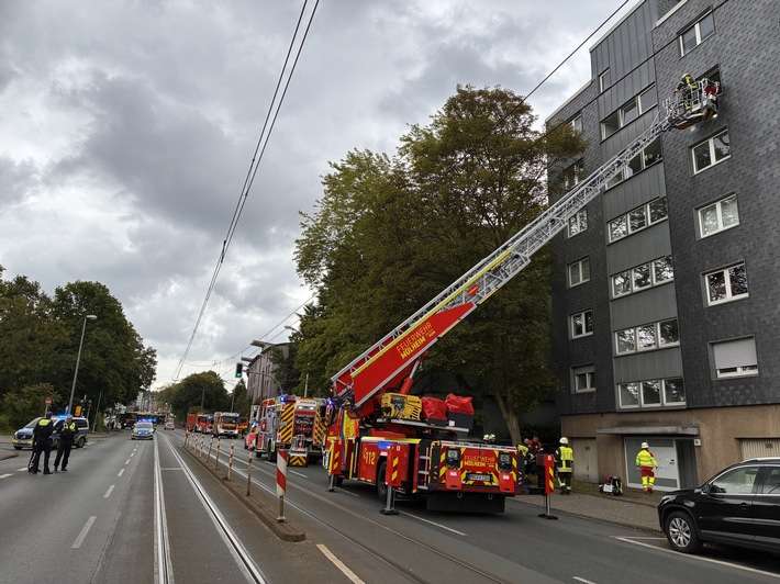 FW-MH: Verrauchte Wohnung in Mülheim an der Ruhr