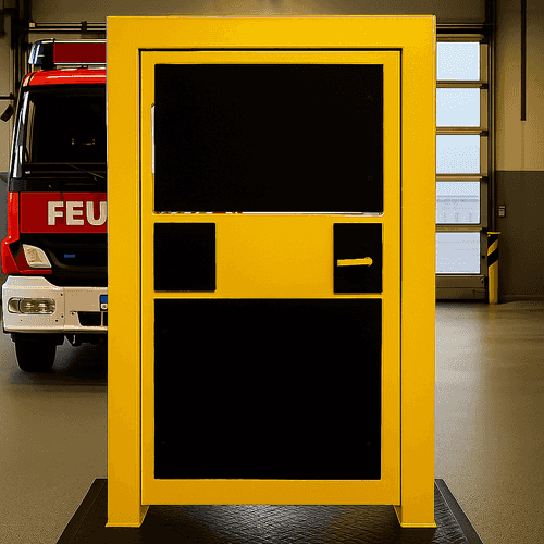 Titlebild: Türöffnungsübung Feuerwehr