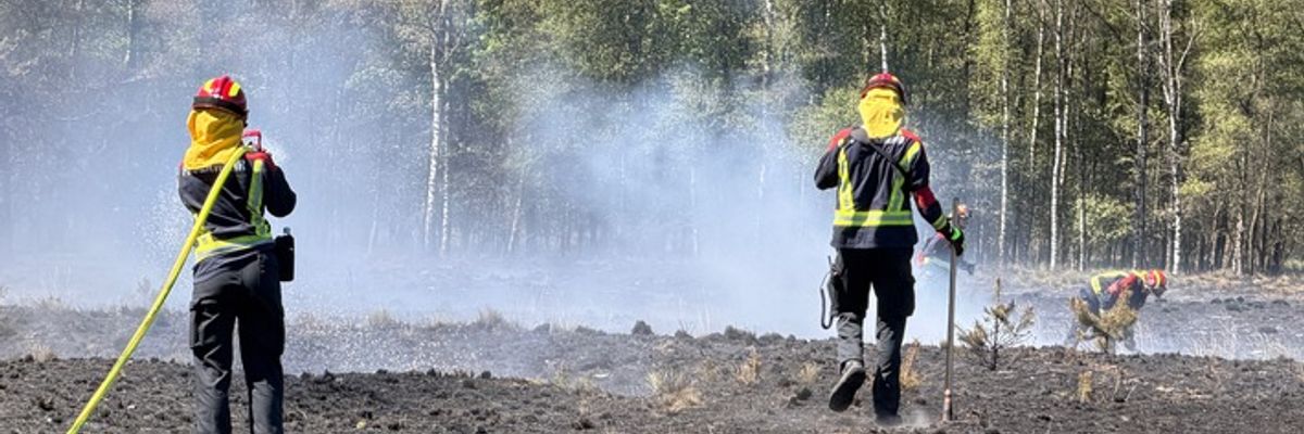 FW-BN: 1. Folgemeldung: EU-Waldbrandmodul in den Niederlanden eingesetzt.