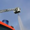 FW-E: Brand in einer Lagerhalle am Ostersonntag